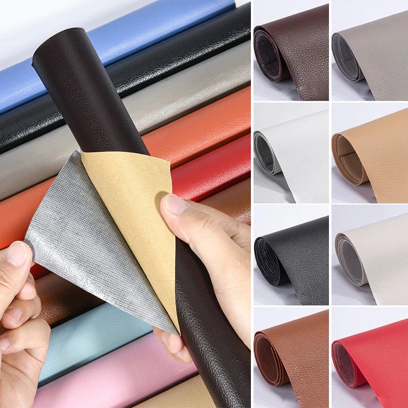 Self-Adhesive Leather Refinisher Cuttable Sofa Repair(50x137cm)